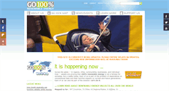 Desktop Screenshot of go100percent.org